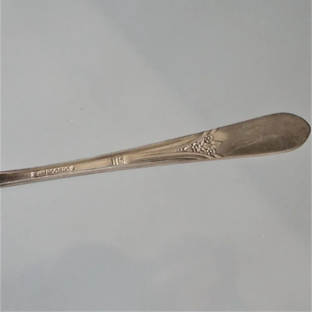 Wm Rogers IS Devonshire Aka Mary Lou 1938 Pattern Salad Fork Vintage Silverplate